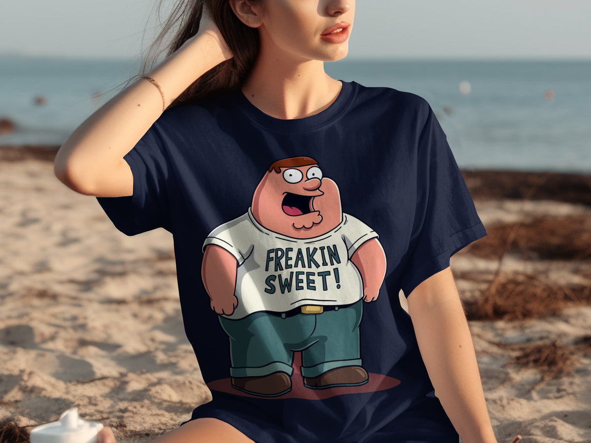 Peter Griffin Freakin Sweet Illustration Design T-Shirts