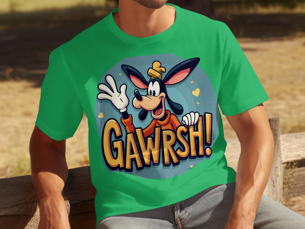 Goofy Gawrsh Cartoon Character Design Graphic T-Shirts