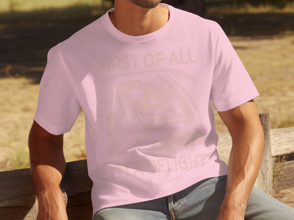 Funny Driving Raccoon First Of All I Am A Delight T-Shirts product image 12