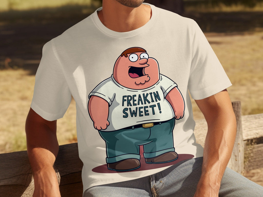 Peter Griffin Freakin Sweet Illustration Design T-Shirts