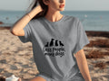 Less People More Dogs Silhouette Image Funny Pet T-Shirts