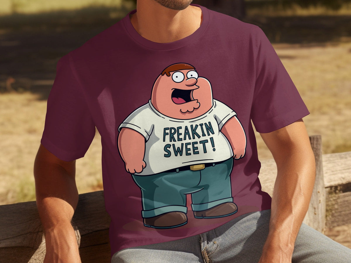 Peter Griffin Freakin Sweet Illustration Design T-Shirts