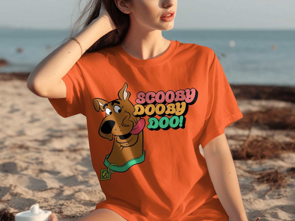 Scooby Doo with Text Classic Cartoons Character T-Shirts product image 4