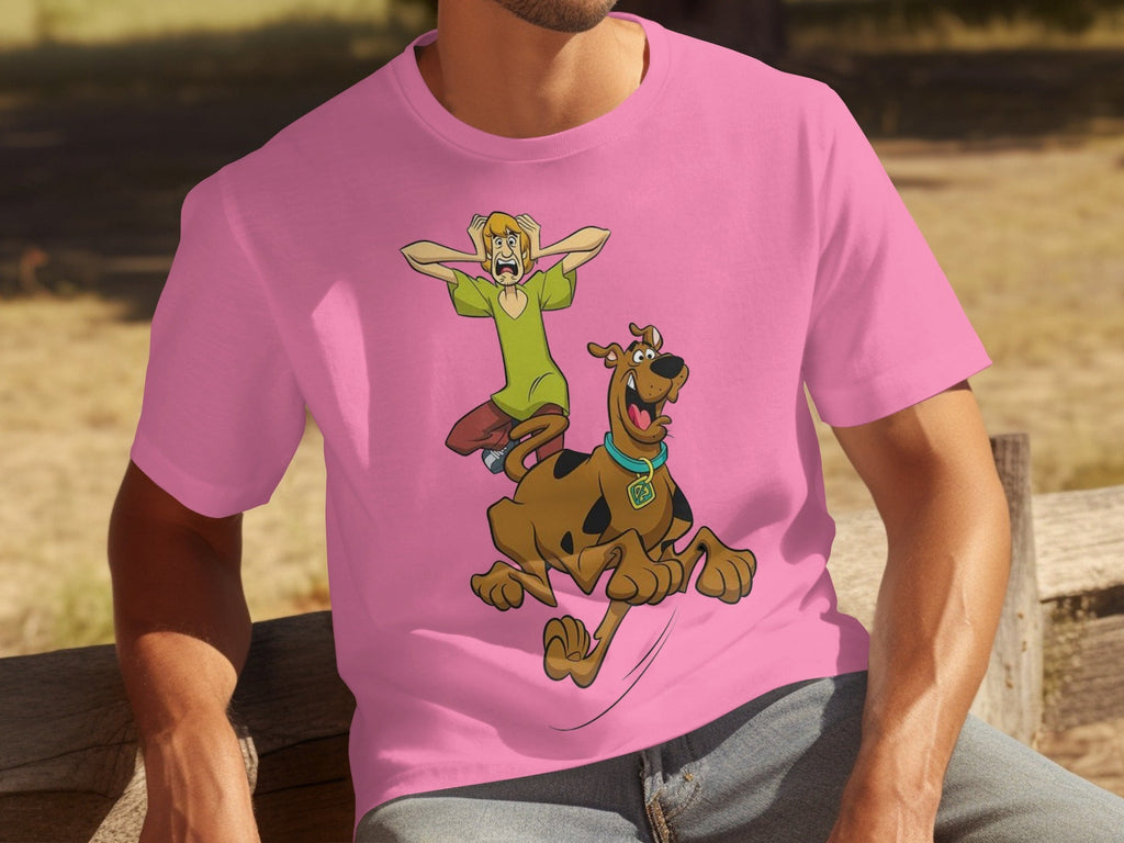 Scooby Doo Scared Shaggy On The Run Animated TV Show T-Shirts