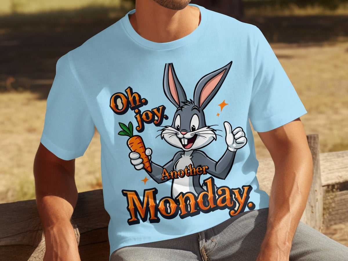 Oh Joy Another Monday Funny Bunny Graphic Design T-Shirts product image 23