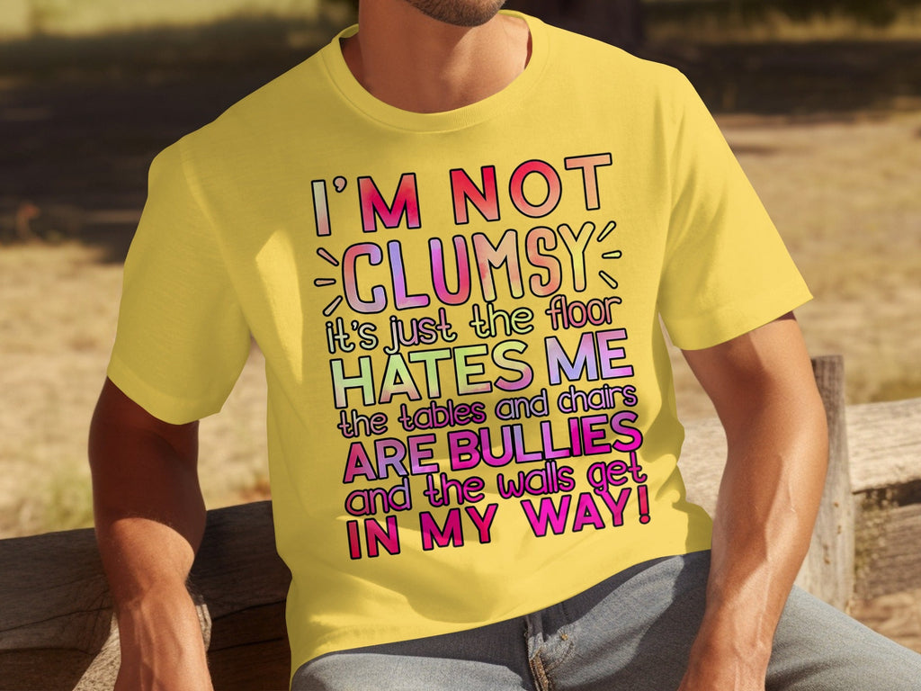 I'm Not Clumsy Humor Graphic Statement Novelty T-Shirts product image 6
