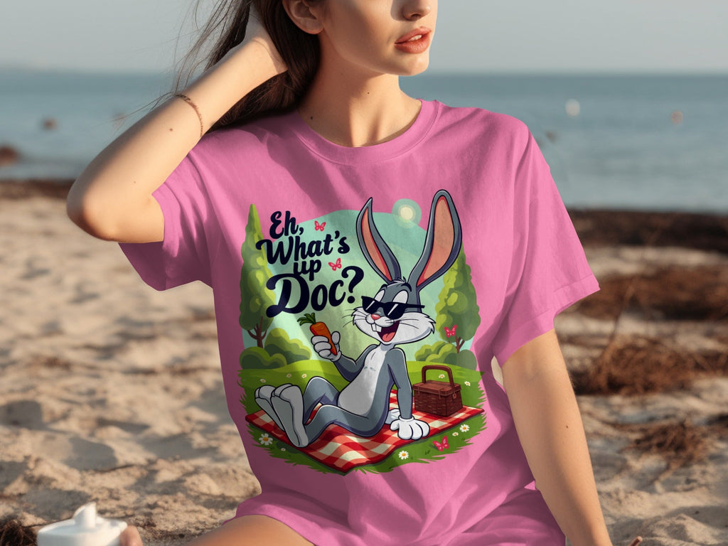 Bugs Bunny Eh What's Up Doc Picnic Illustration T-Shirts product image 3