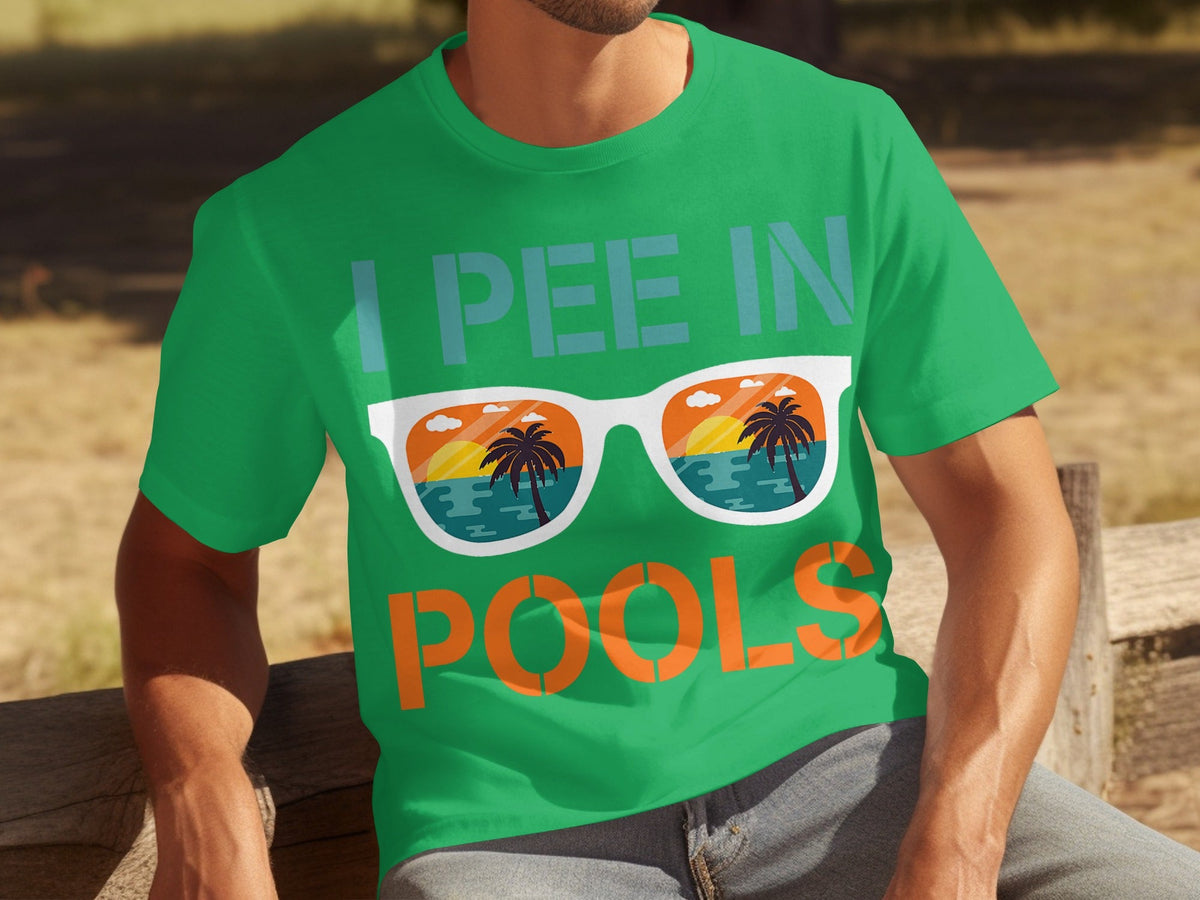 I Pee In Pools Beach Summer Vacation Sunglasses T-Shirts