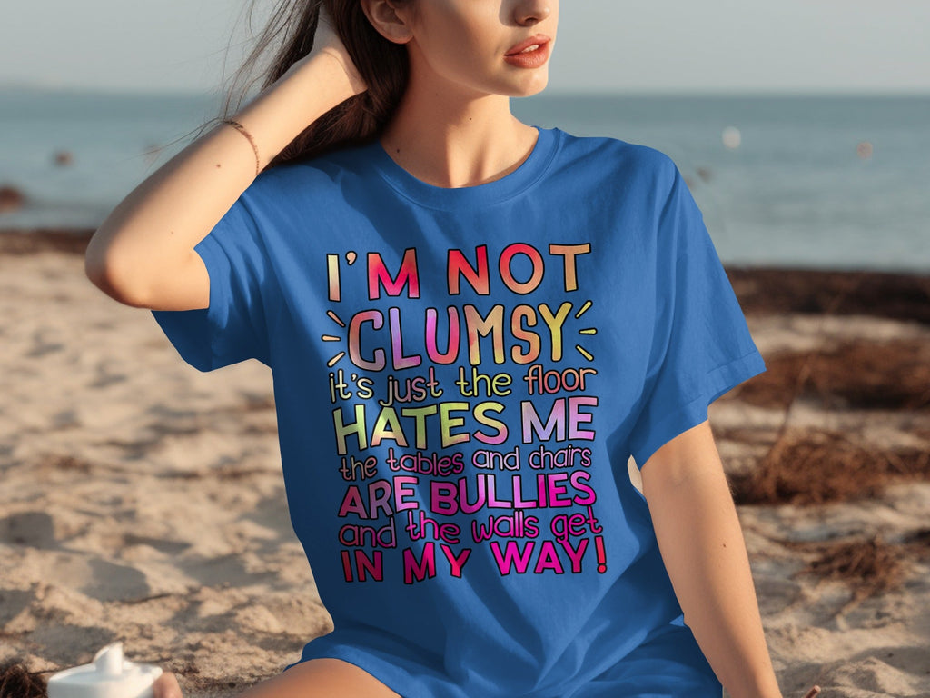 I'm Not Clumsy Humor Graphic Statement Novelty T-Shirts product image 18