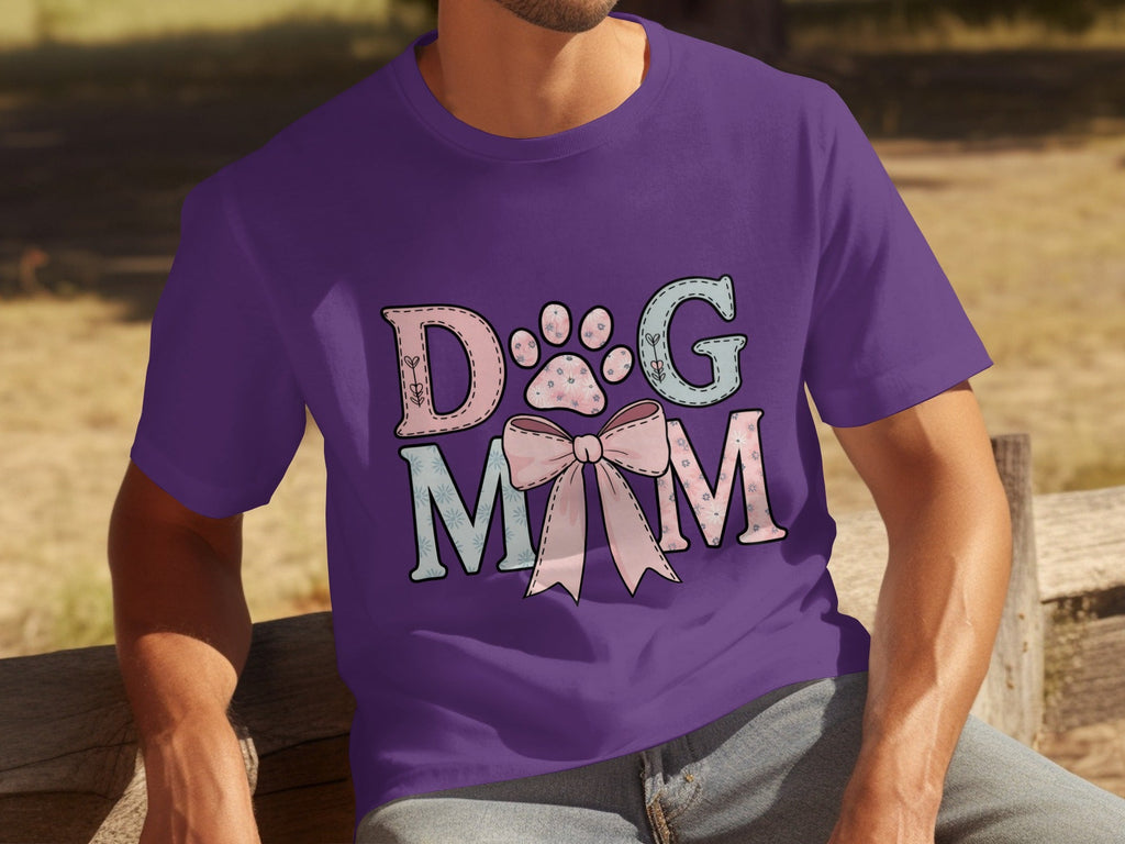 Floral Dog Mom Bow Design Perfect For All Lovers T-Shirts product image 25