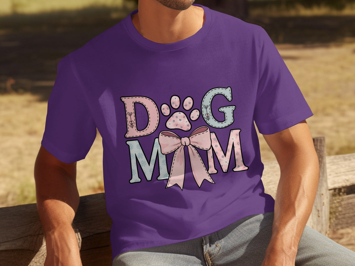 Floral Dog Mom Bow Design Perfect For All Lovers T-Shirts product image 25