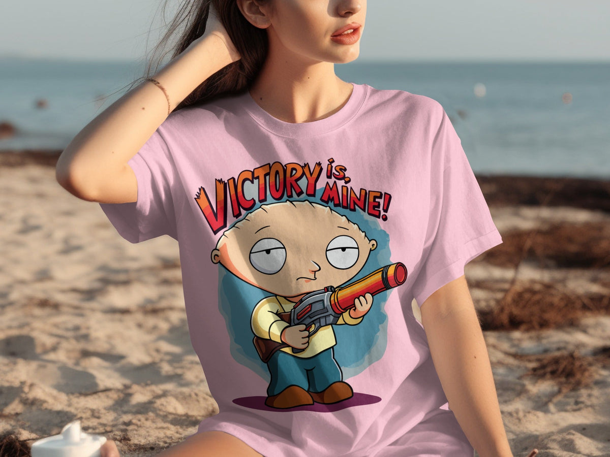 Victory Is Mine Angry Stewie Griffin Family Guy T-Shirts