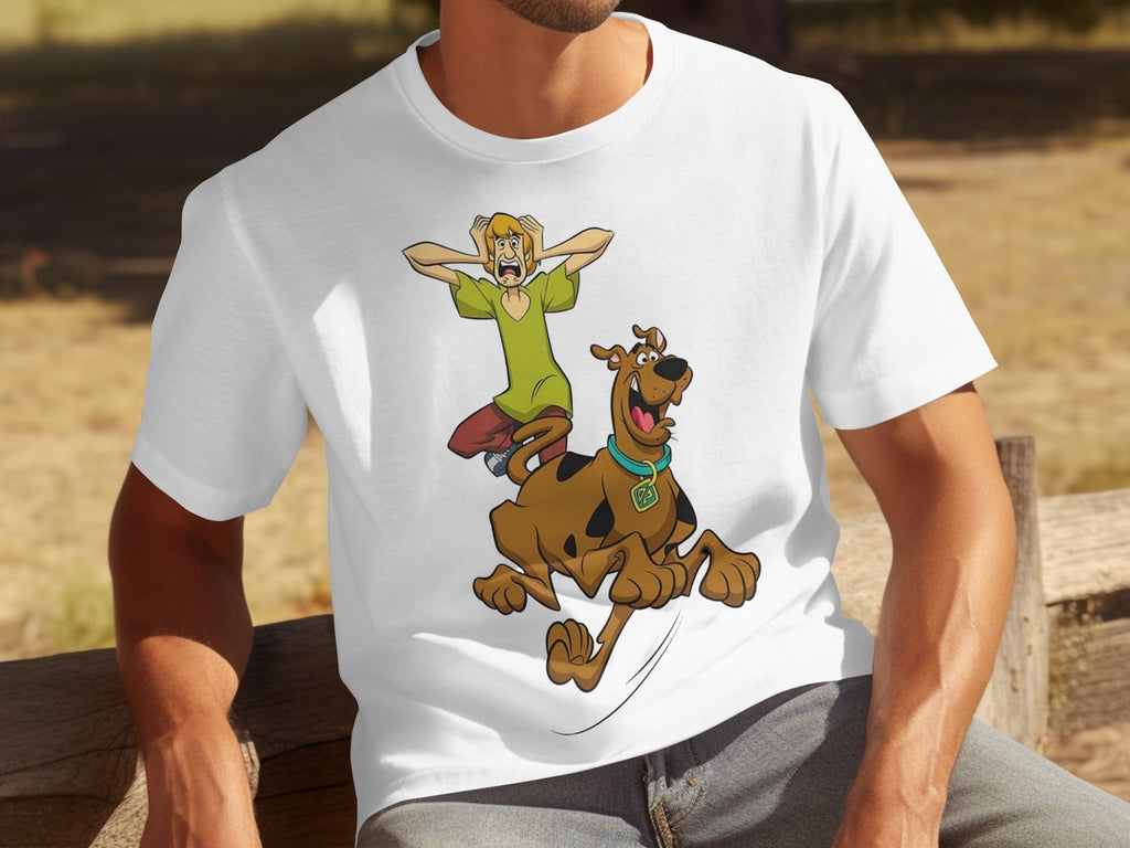 Scooby Doo Scared Shaggy On The Run Animated TV Show T-Shirts