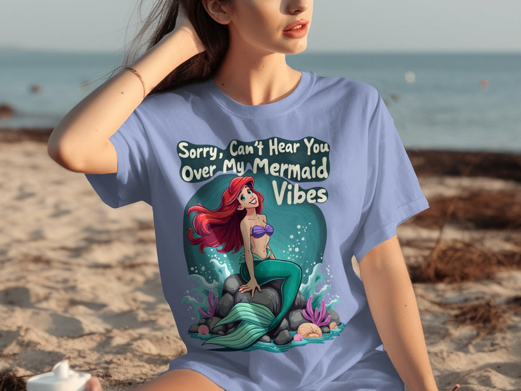Sorry Can't Hear You Over My Mermaid Vibes Awesome T-Shirts product image 13