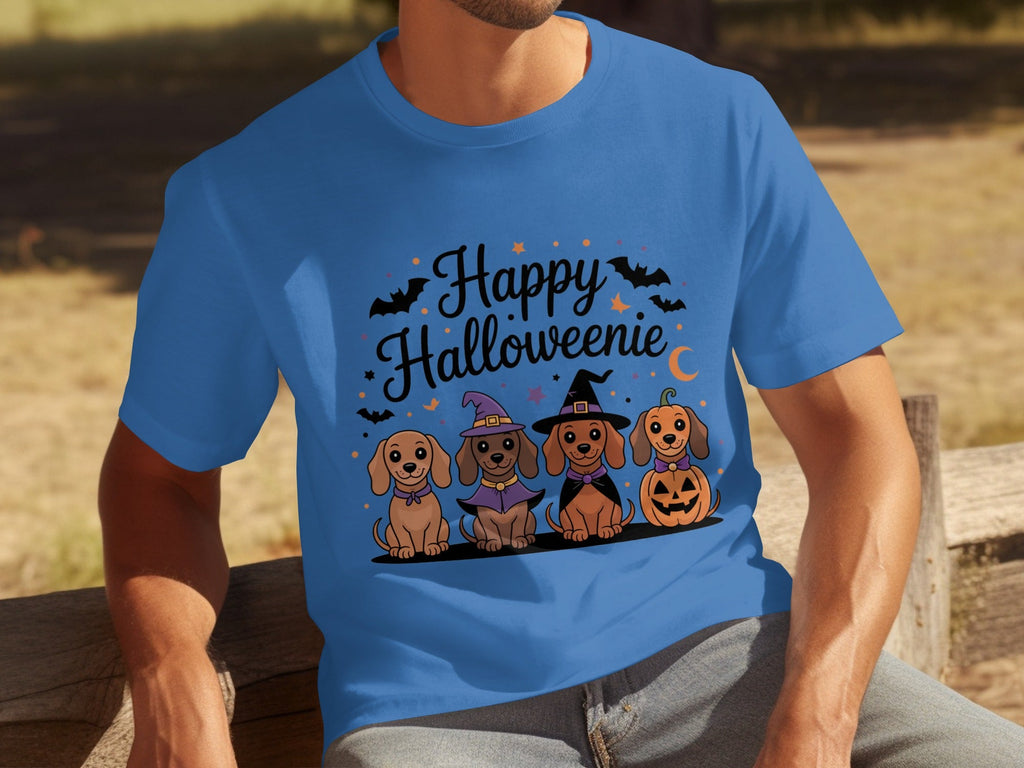 Happy Halloweeniie Dachshund Halloween Cute Dogs T-Shirts