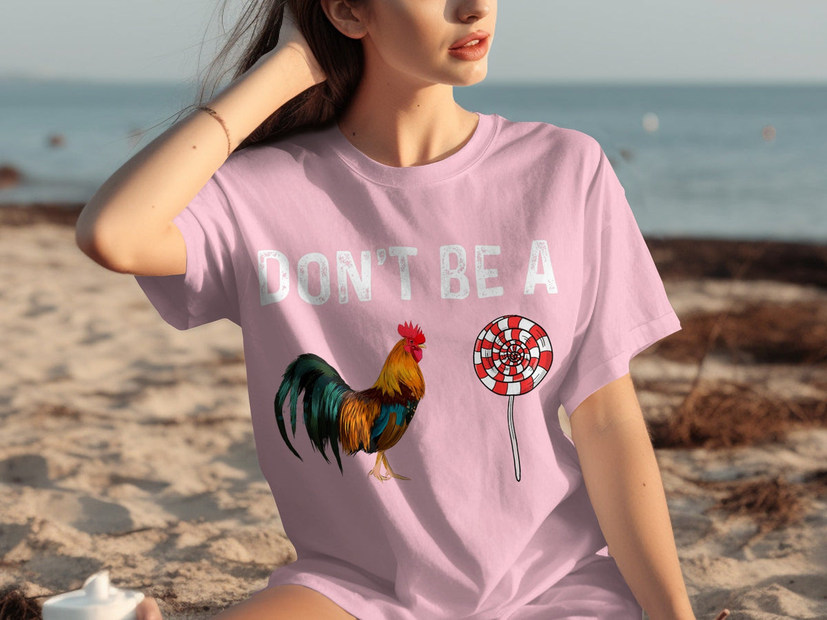 Don't Be A Sucker Funny Rooster and Lollipop Graphic product image 27