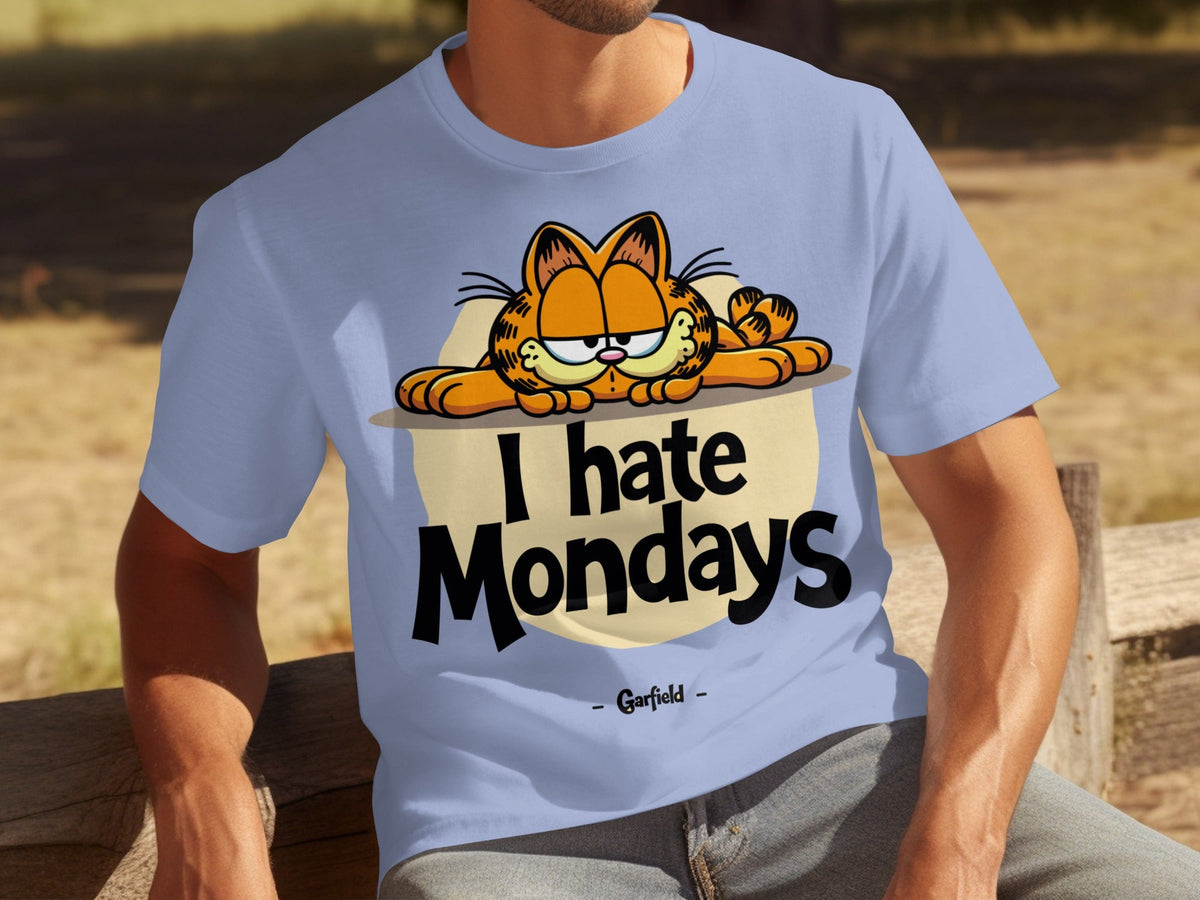 I Hate Mondays Garfield On Top Design Funny T-Shirts product image 28