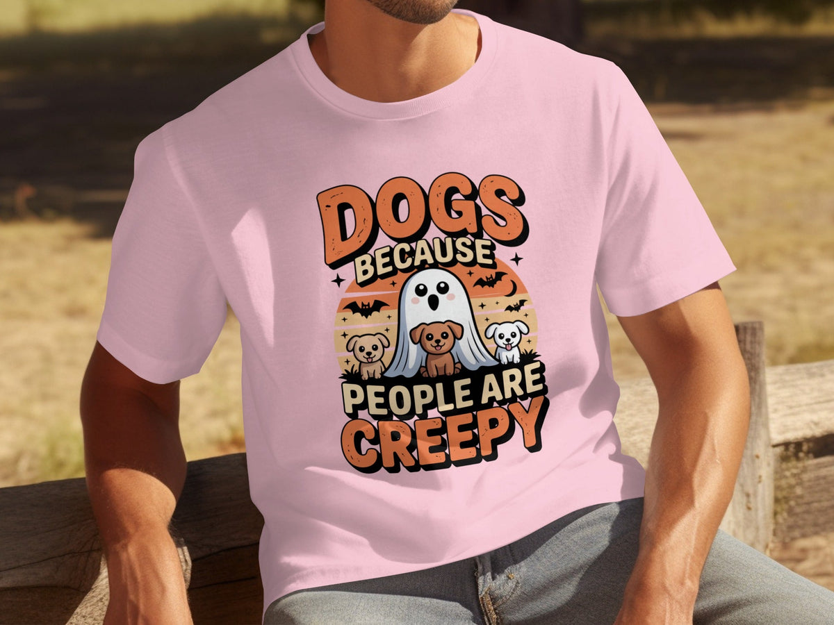 Dogs Because People Are Creepy Halloween Dogs T-Shirts