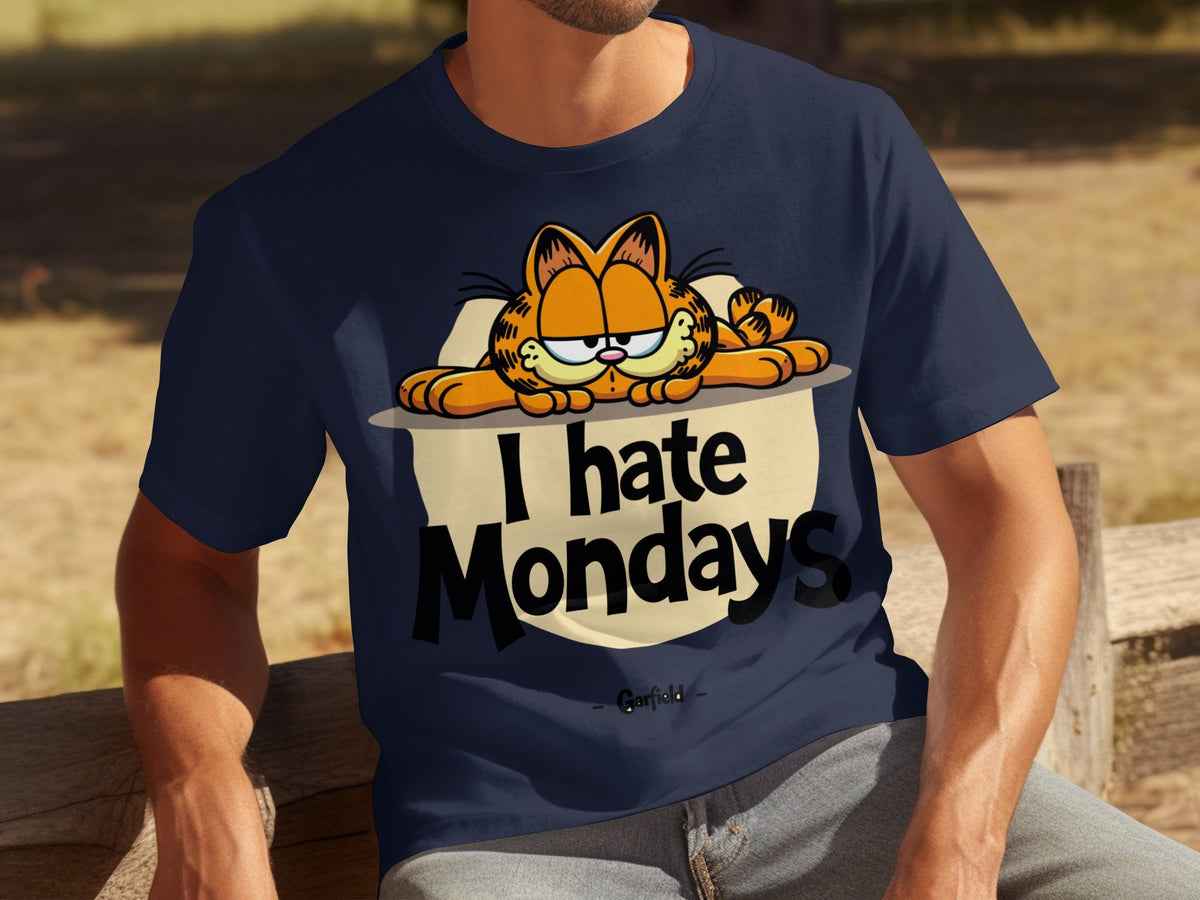 I Hate Mondays Garfield On Top Design Funny T-Shirts product image 24