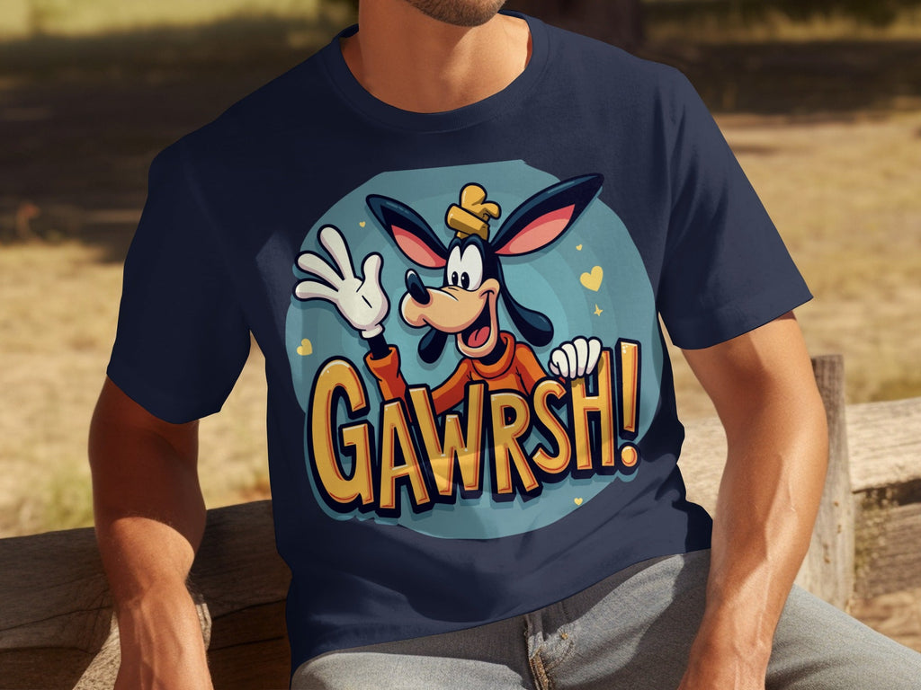 Goofy Gawrsh Cartoon Character Design Graphic T-Shirts