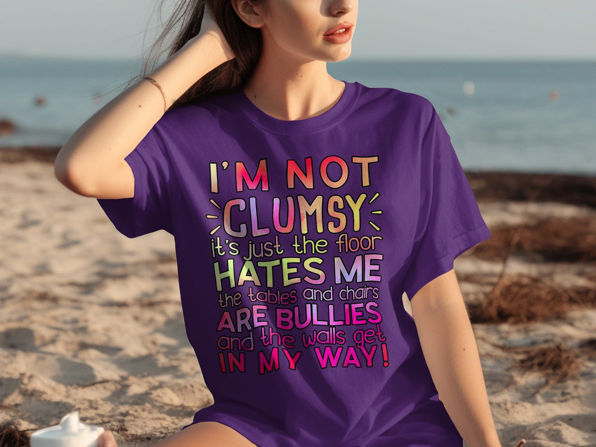 I'm Not Clumsy Humor Graphic Statement Novelty T-Shirts product image 25