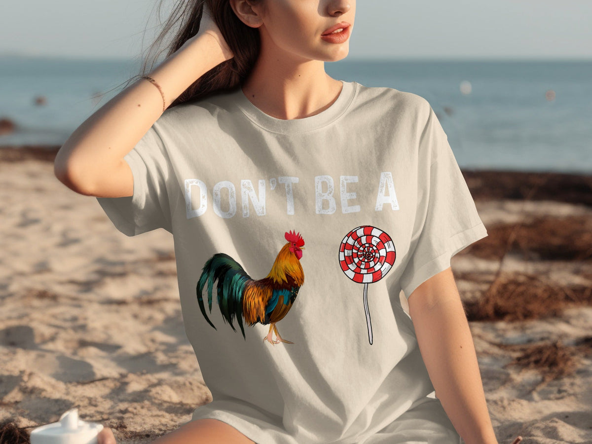 Don't Be A Sucker Funny Rooster and Lollipop Graphic product image 17