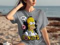 Homer Simpson MMM Donuts Design for Cartoon Lovers T-Shirts