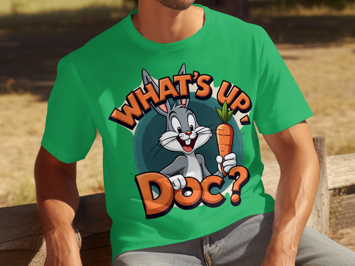 What's Up Doc Rabbit and Carrot Cartoon Graphic T-Shirts product image 20