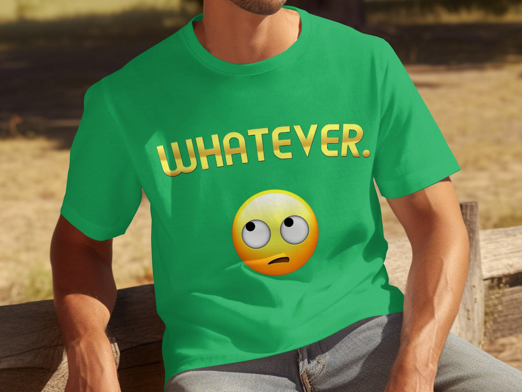 Whatever Emoji Expression Funny Sarcastic Attitude T-Shirts product image 5