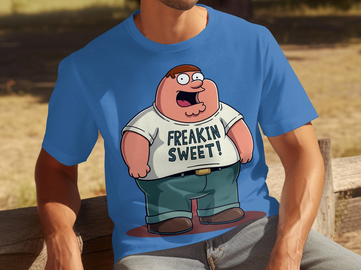 Peter Griffin Freakin Sweet Illustration Design T-Shirts