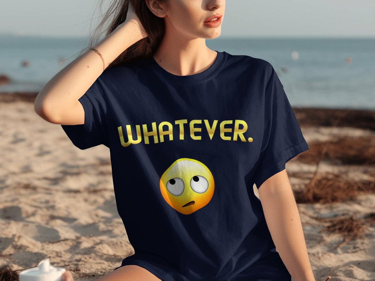 Whatever Emoji Expression Funny Sarcastic Attitude T-Shirts product image 24