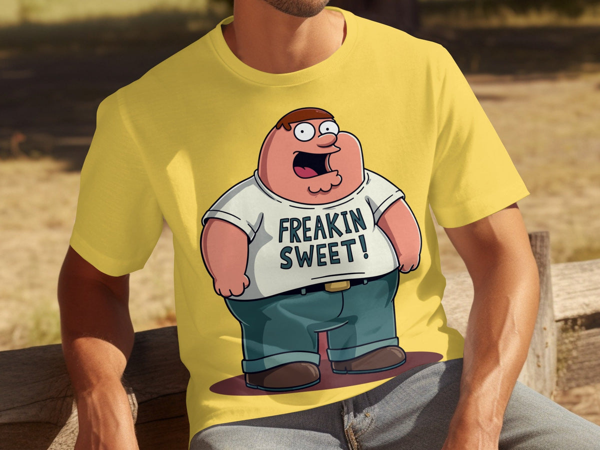 Peter Griffin Freakin Sweet Illustration Design T-Shirts