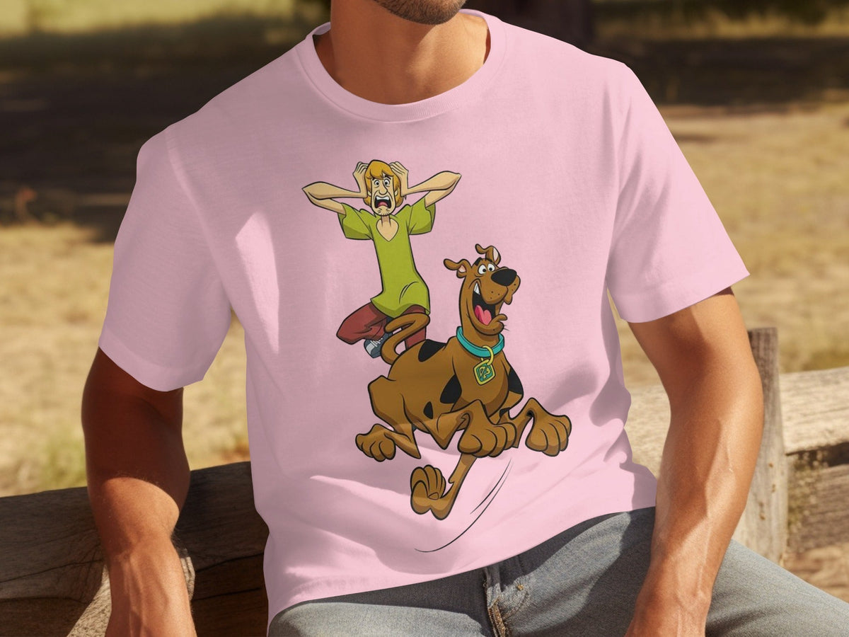 Scooby Doo Scared Shaggy On The Run Animated TV Show T-Shirts