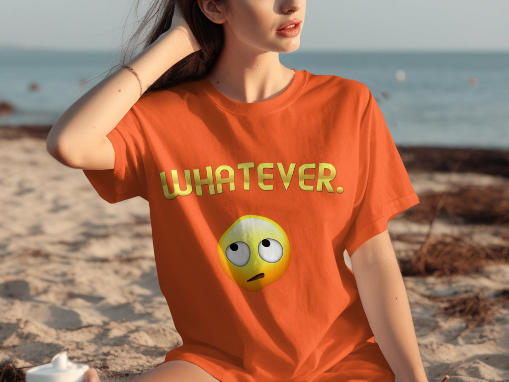Whatever Emoji Expression Funny Sarcastic Attitude T-Shirts product image 20