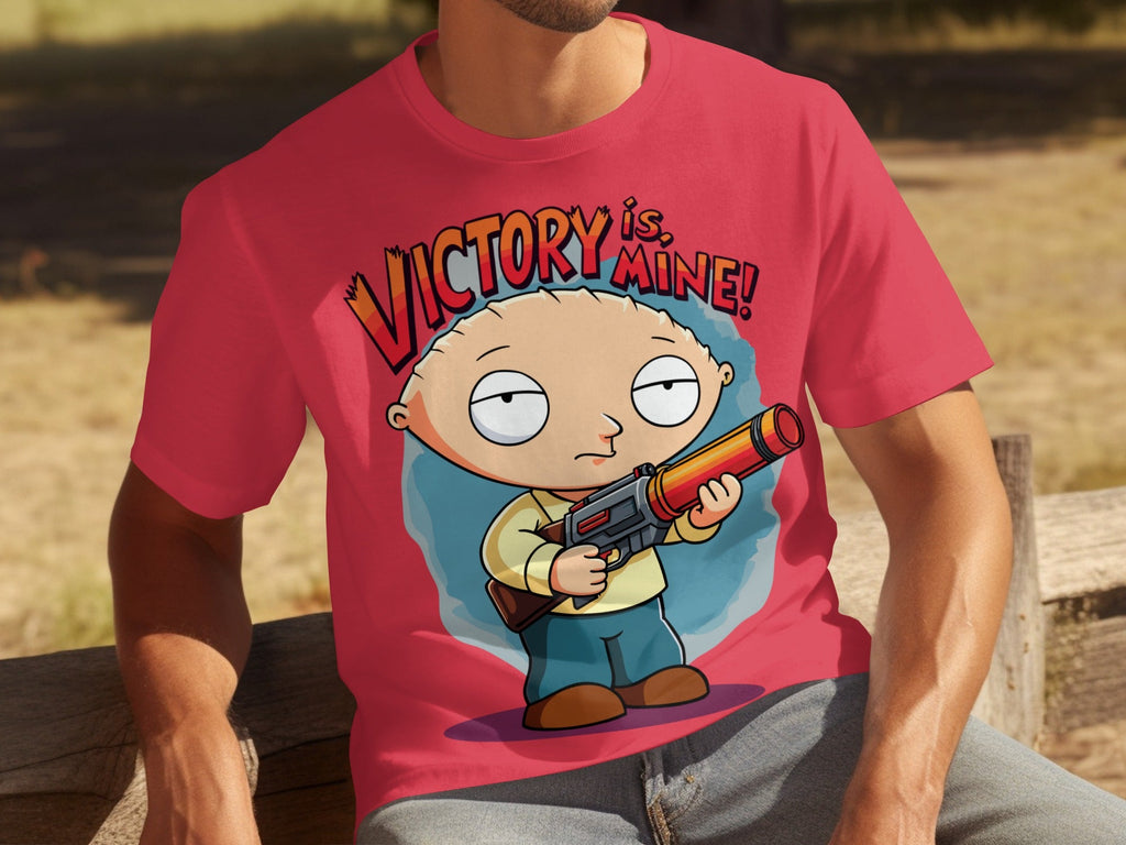 Victory Is Mine Angry Stewie Griffin Family Guy T-Shirts