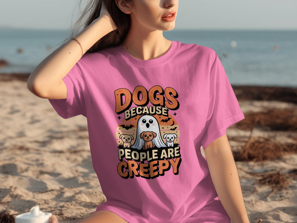 Dogs Because People Are Creepy Halloween Dogs T-Shirts
