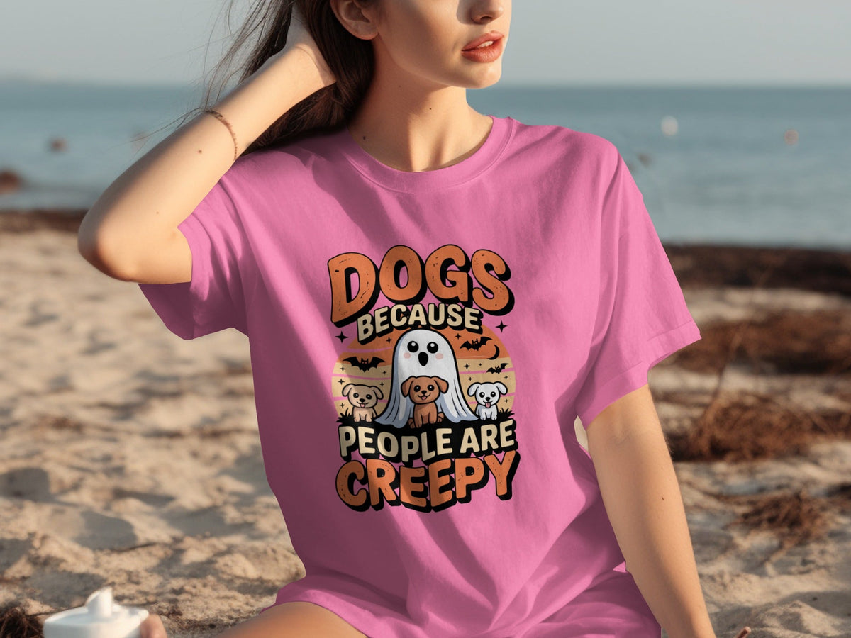 Dogs Because People Are Creepy Halloween Dogs T-Shirts