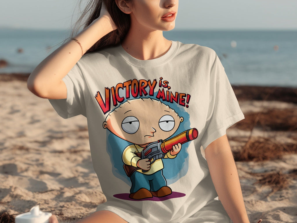 Victory Is Mine Angry Stewie Griffin Family Guy T-Shirts