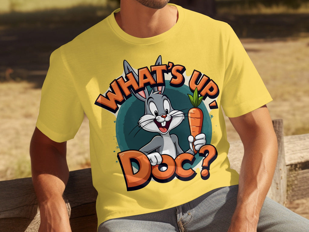 What's Up Doc Rabbit and Carrot Cartoon Graphic T-Shirts product image 21