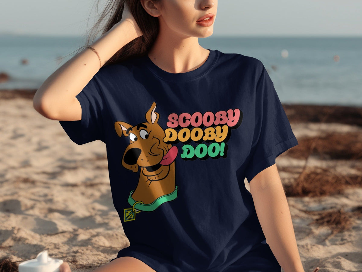 Scooby Doo with Text Classic Cartoons Character T-Shirts product image 9