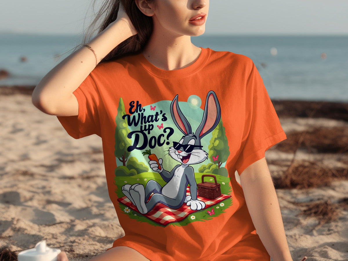 Bugs Bunny Eh What's Up Doc Picnic Illustration T-Shirts product image 4