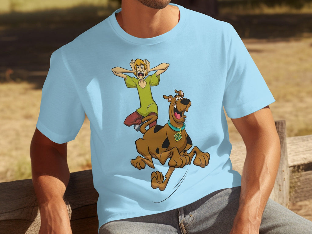 Scooby Doo Scared Shaggy On The Run Animated TV Show T-Shirts