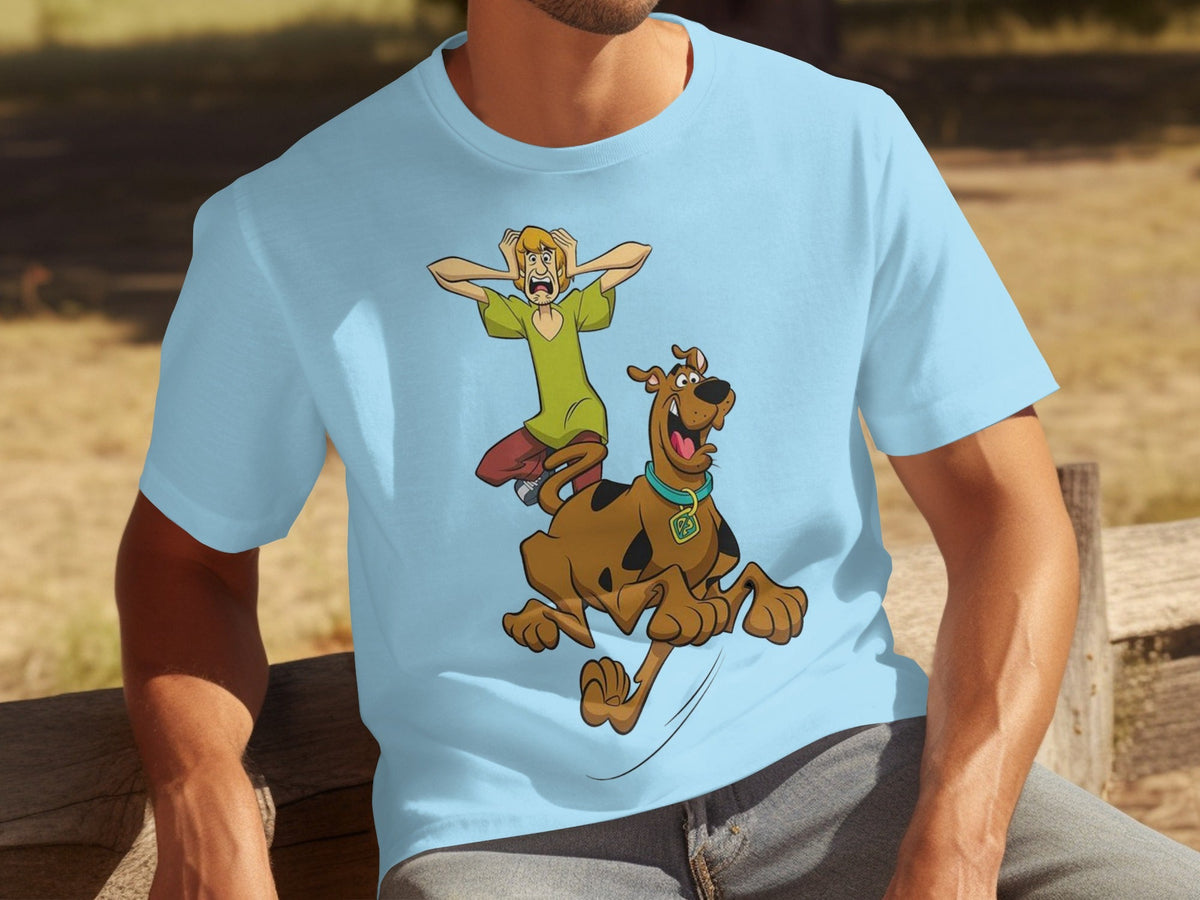 Scooby Doo Scared Shaggy On The Run Animated TV Show T-Shirts