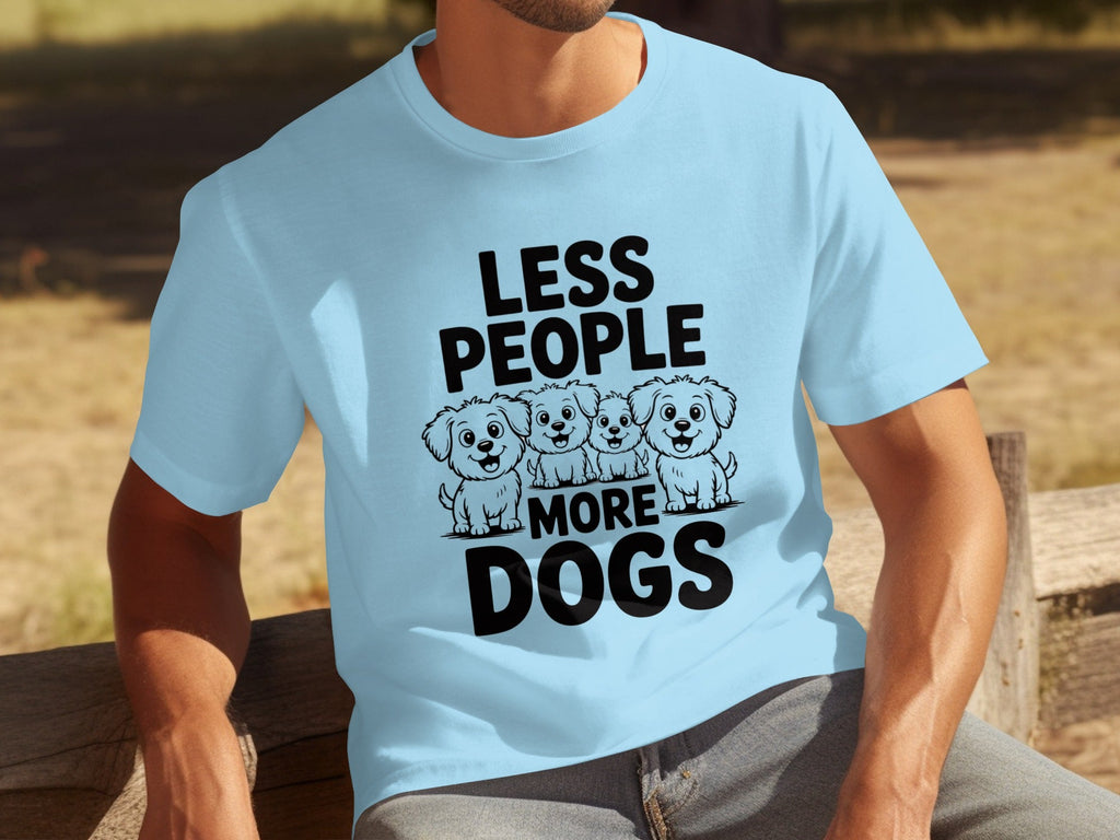 Less People More Dogs with Four Cute T-Shirts product image 23
