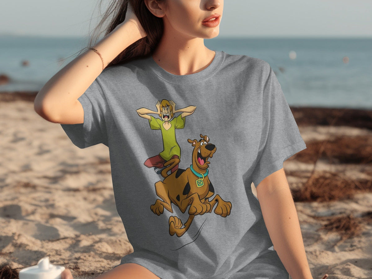 Scooby Doo Scared Shaggy On The Run Animated TV Show T-Shirts