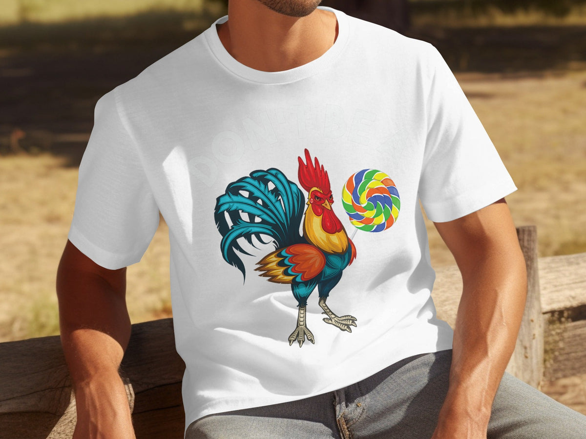 Don't Be a Chicken Rooster With Lollipop Graphic T-Shirts product image 14