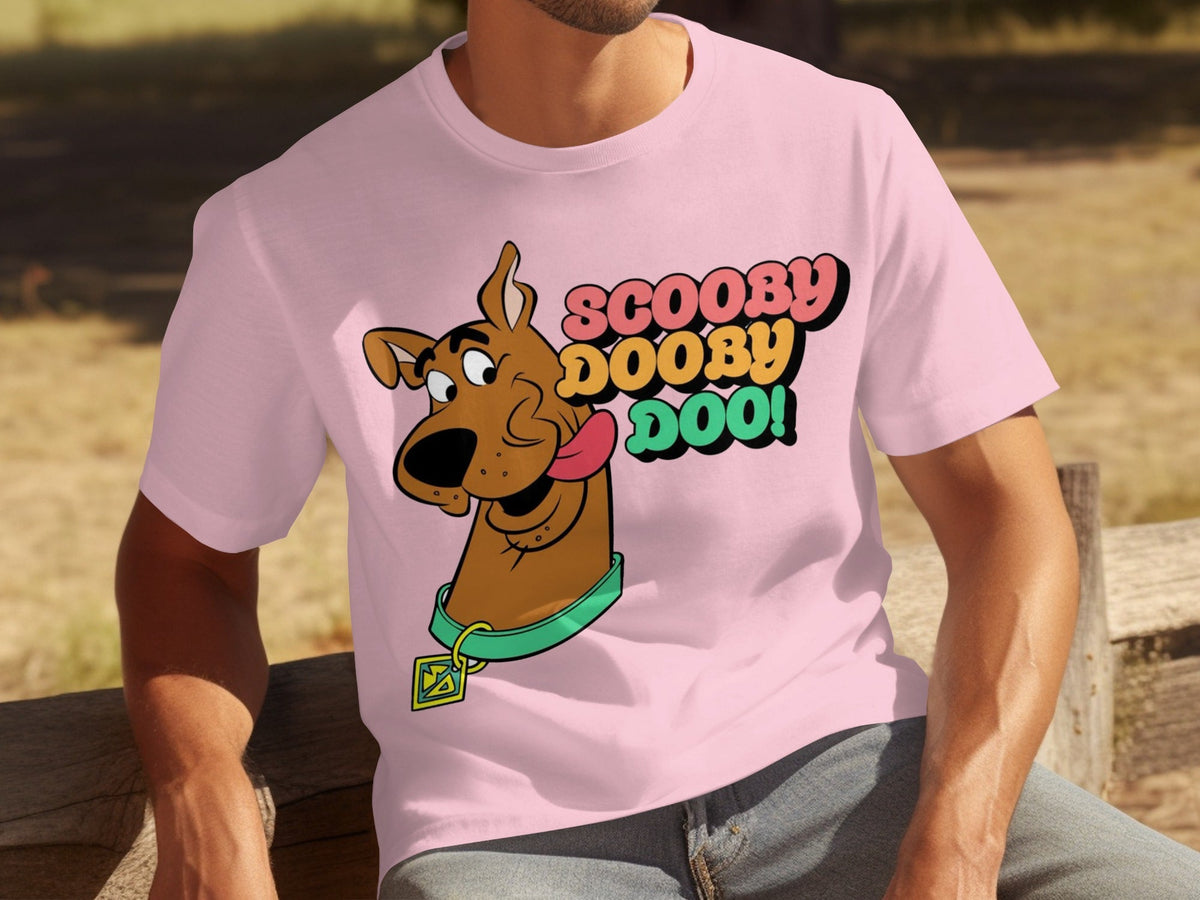 Scooby Doo with Text Classic Cartoons Character T-Shirts product image 27