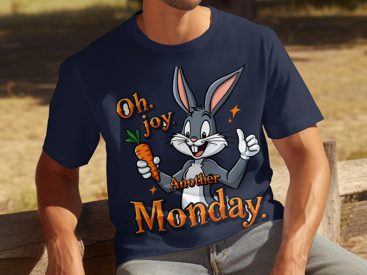 Oh Joy Another Monday Funny Bunny Graphic Design T-Shirts product image 24