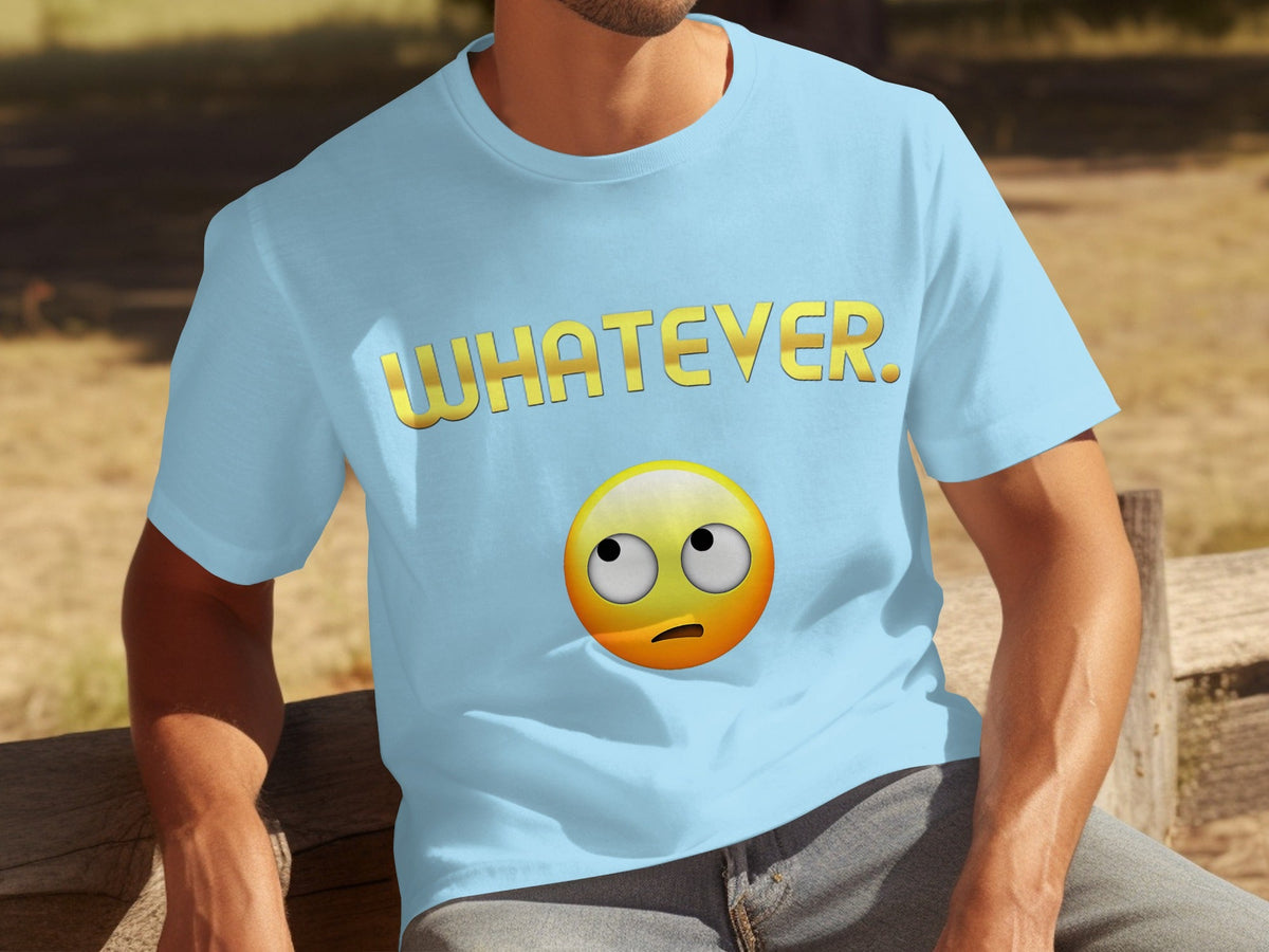Whatever Emoji Expression Funny Sarcastic Attitude T-Shirts product image 8