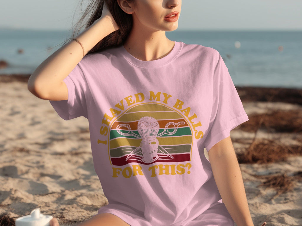 I Shaved My Balls For This Question Funny Barber T-Shirts product image 27
